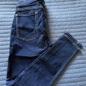 7 For All Mankind Dark Blue Skinny Jeans